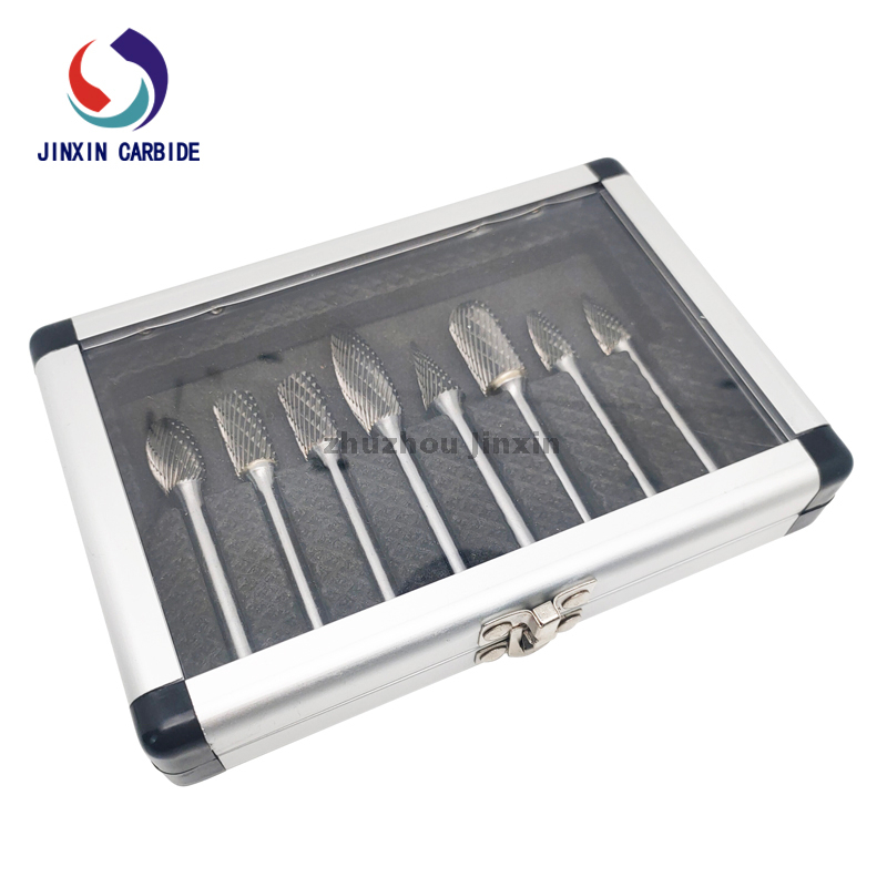Bộ mũi khoan quay cacbua vonfram 6 mm có hộp nhôm