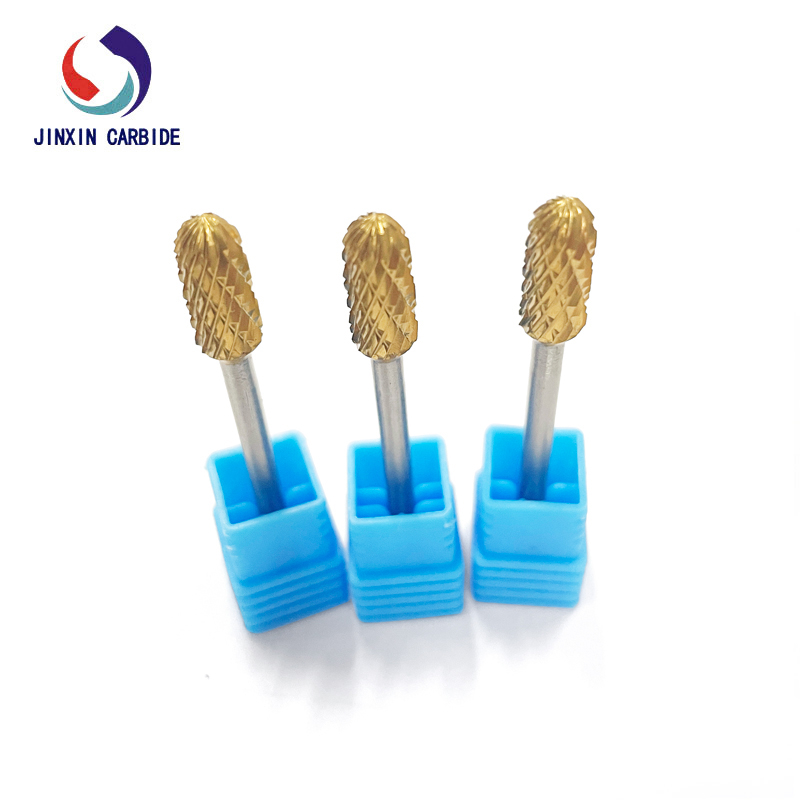 Các khối quay vòng cacbua vonfram 6 mm với lớp phủ Goldern