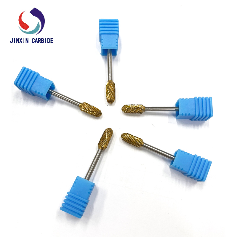 Các khối quay vòng cacbua vonfram 6 mm với lớp phủ Goldern