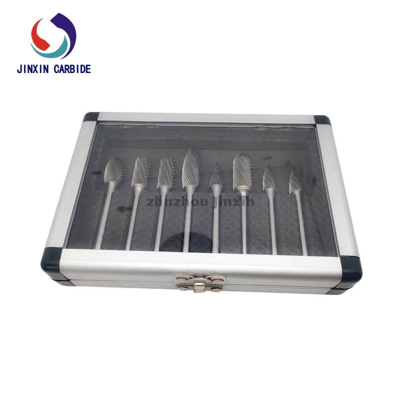 Bộ mũi khoan quay cacbua vonfram 6 mm có hộp nhôm