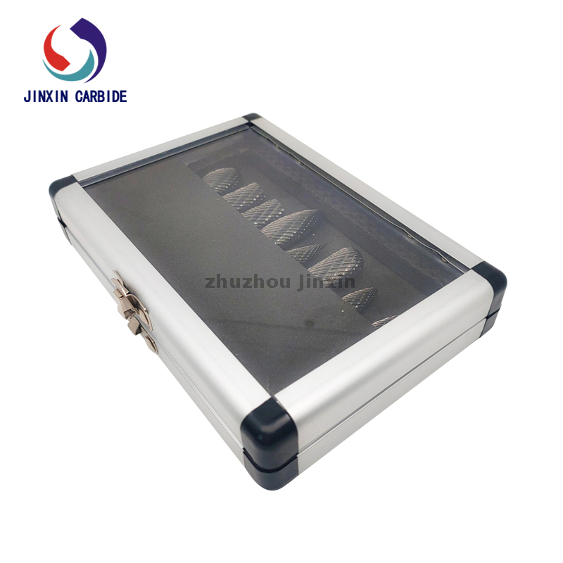 Bộ mũi khoan quay cacbua vonfram 6 mm có hộp nhôm