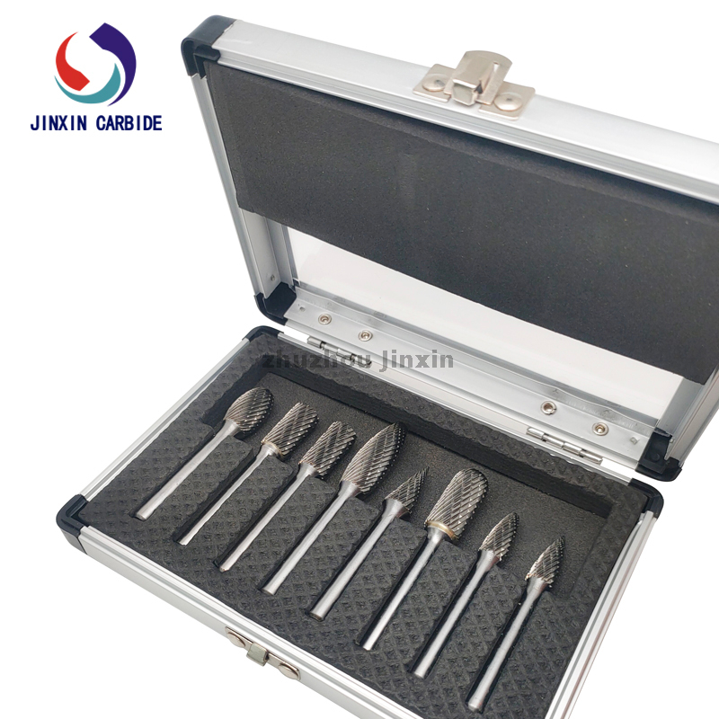 Bộ mũi khoan quay cacbua vonfram 6 mm có hộp nhôm