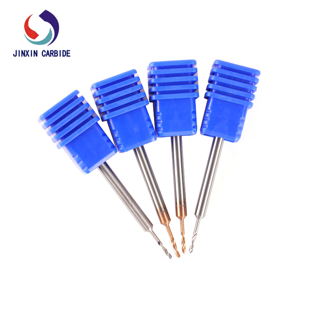 Mũi khoan siêu nhỏ cacbua rắn để gia công thép chính xác