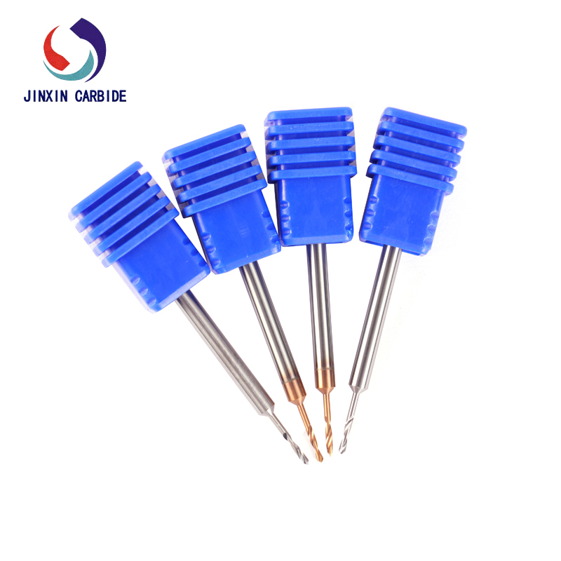 Mũi khoan siêu nhỏ cacbua rắn 0,1-3,0mm được phủ TiSiN / AlTiN